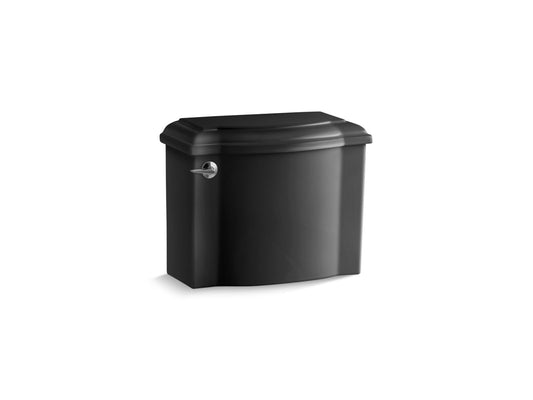 KOHLER K-4438-7 Devonshire Toilet Tank, 1.28 Gpf In Black Black