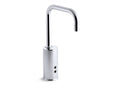 KOHLER K-7518-CP Gooseneck Touchless Faucet With Insight Technology, Hybrid-Powered - Polished Chrome