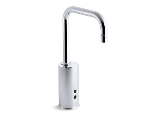 KOHLER K-7518-CP Gooseneck Touchless faucet with Insight technology, Hybrid-powered - Polished Chrome