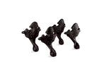 KOHLER K-1103-P5 Iron Works Historic Ball-And-Claw Feet - Iron Black