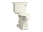 KOHLER K-3933-RA-96 Memoirs Stately Two-Piece Round-Front Toilet, 1.28 Gpf - Biscuit