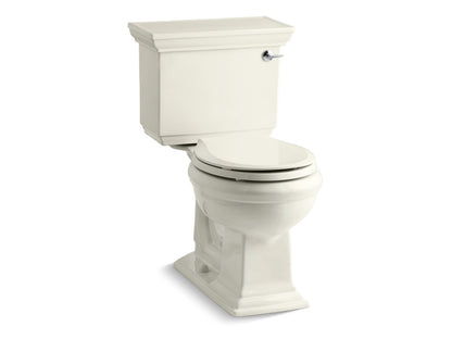 KOHLER K-3933-RA-96 Memoirs Stately Two-piece round-front toilet, 1.28 gpf - Biscuit