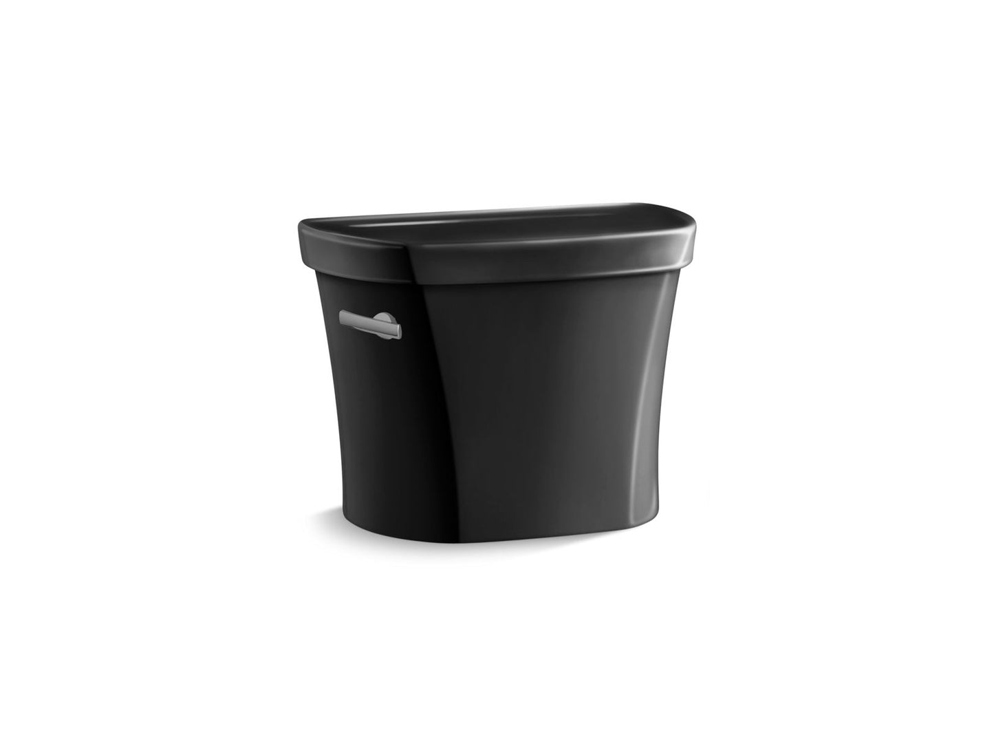 KOHLER K-4841-7 Wellworth Toilet Tank, 1.28 Gpf In Black Black