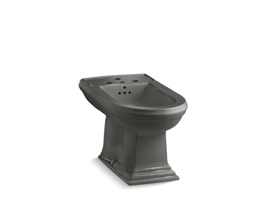 KOHLER K-4886-58 Memoirs Vertical Spray Bidet With 4 Faucet Holes In Thunder Grey