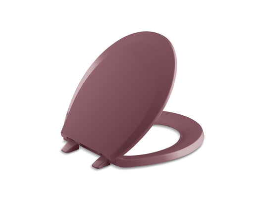 KOHLER K-4662-53 Lustra Quick-Release Round-Front Toilet Seat In Raspberry Puree