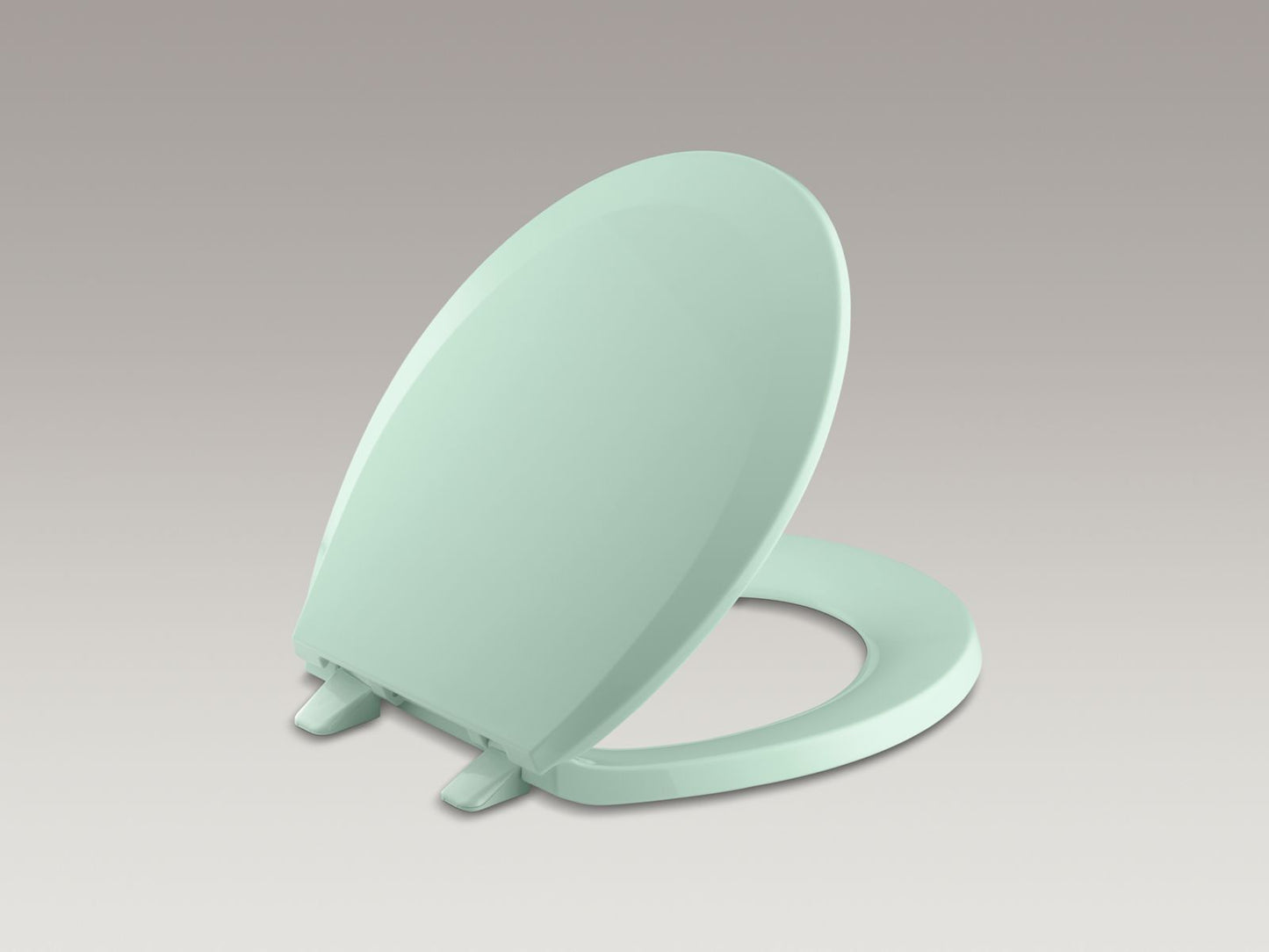 KOHLER K-4662-71 Lustra Quick-Release Round-Front Toilet Seat In Seafoam Green