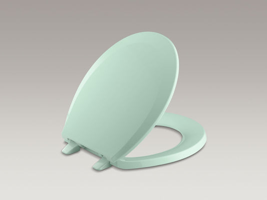 KOHLER K-4662-71 Lustra Quick-Release Round-Front Toilet Seat In Seafoam Green