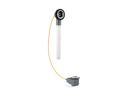KOHLER K-37385-NA PureFlo Rough-in cable drain, PVC, 45" cable, less horizontal tube