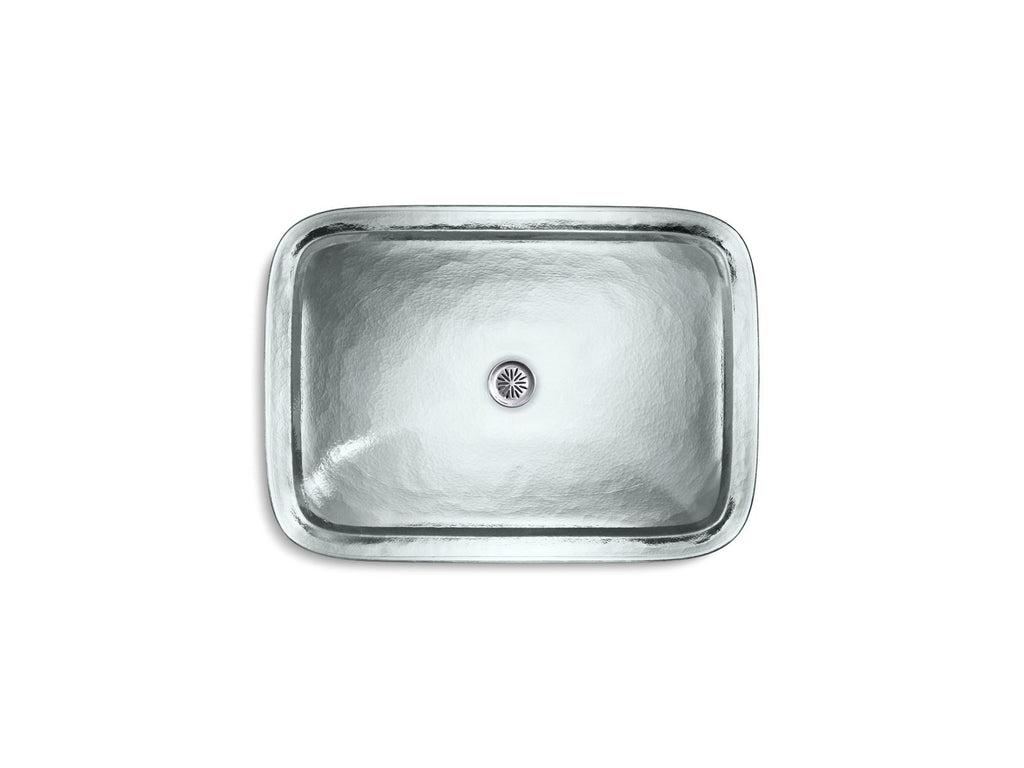 KOHLER K-2773-B11 Inia 20-3/4" Rectangular Drop-In Bathroom Sink, No Overflow - Ice