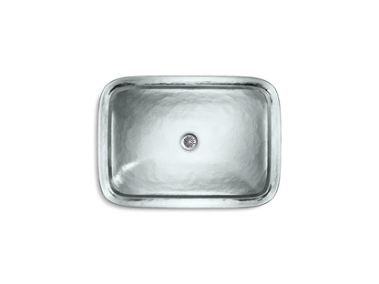 KOHLER K-2773-B11 Inia 20-3/4" rectangular drop-in bathroom sink, no overflow - Ice
