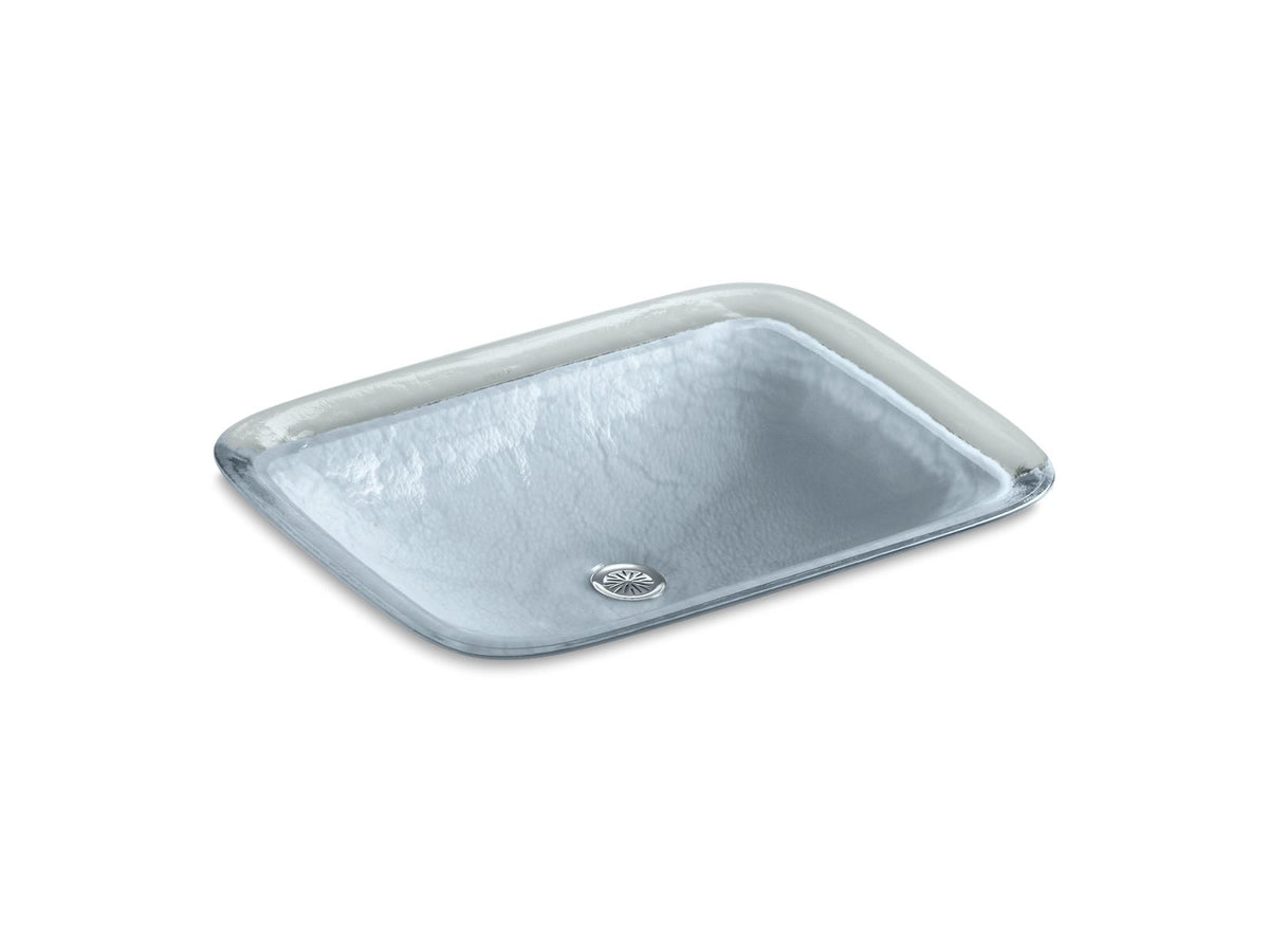 KOHLER K-2773-G1-B11 Inia 20-3/4" Rectangular Drop-In Bathroom Sink, No Overflow - Opaque Dusk