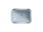 KOHLER K-2773-G1-B11 Inia 20-3/4" Rectangular Drop-In Bathroom Sink, No Overflow - Opaque Dusk