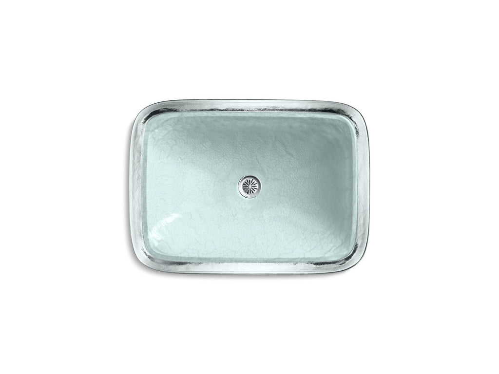KOHLER K-2773-G2-B11 Inia 20-3/4" Rectangular Drop-In Bathroom Sink, No Overflow - Opaque Dew
