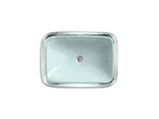 KOHLER K-2773-G2-B11 Inia 20-3/4" Rectangular Drop-In Bathroom Sink, No Overflow - Opaque Dew