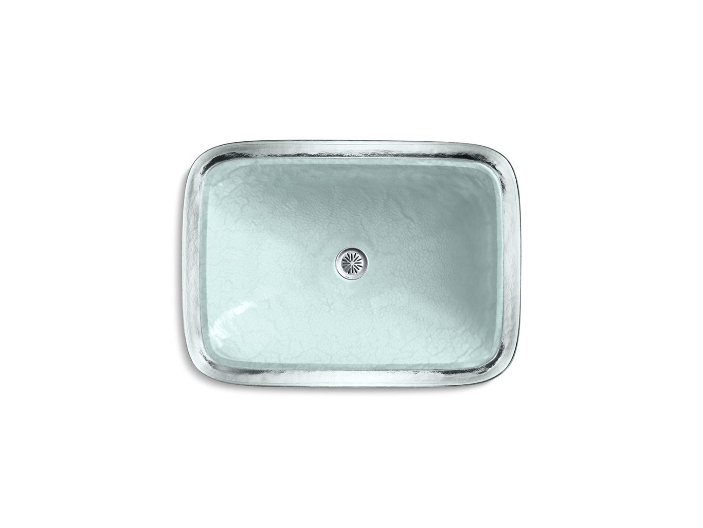 KOHLER K-2773-G2-B11 Inia 20-3/4" rectangular drop-in bathroom sink, no overflow - Opaque Dew