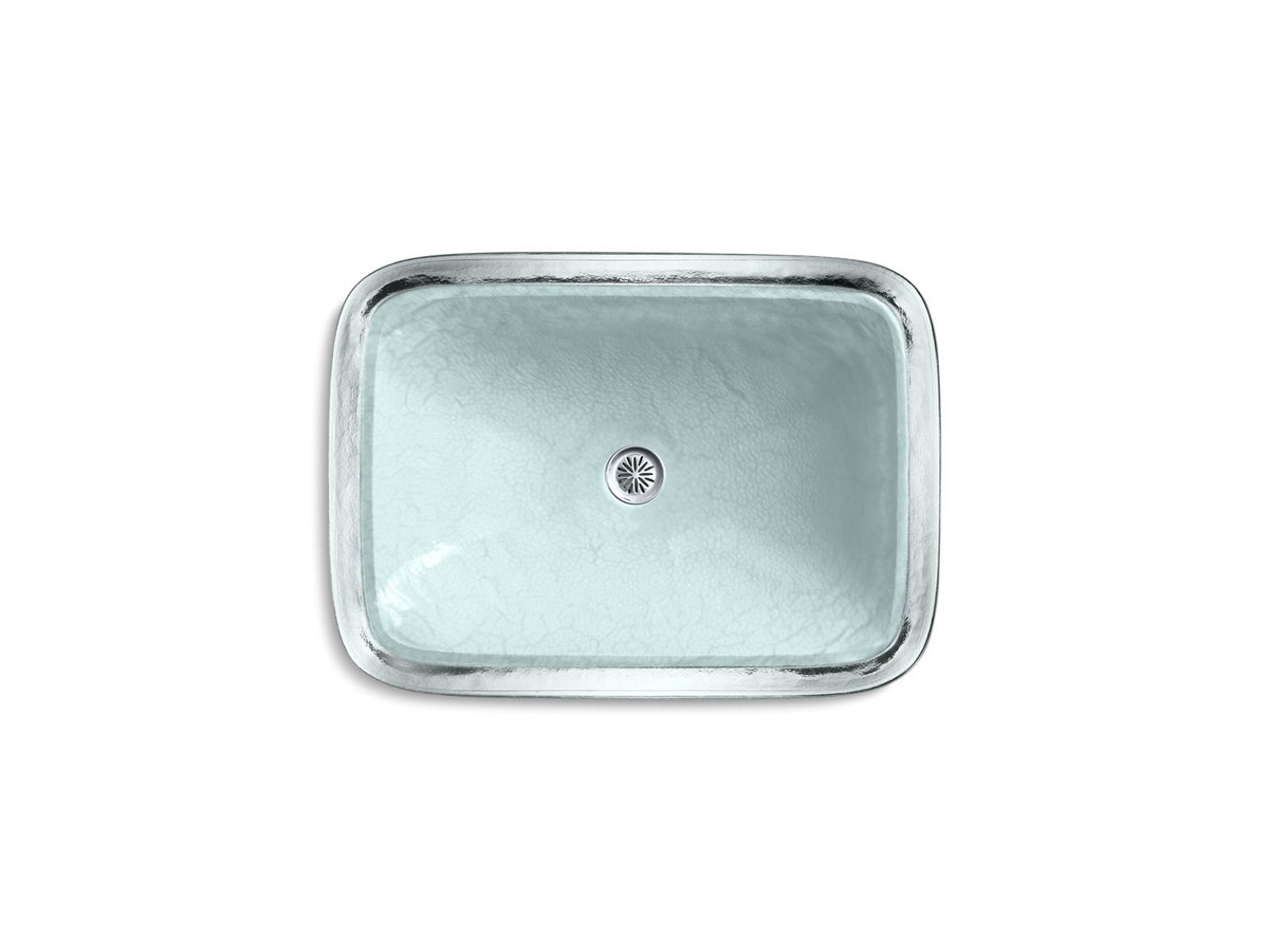 KOHLER K-2773-G2-B11 Inia 20-3/4" Rectangular Drop-In Bathroom Sink, No Overflow - Opaque Dew