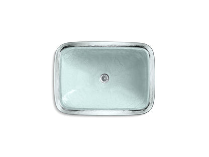 KOHLER K-2773-G2-B11 Inia 20-3/4" rectangular drop-in bathroom sink, no overflow - Opaque Dew