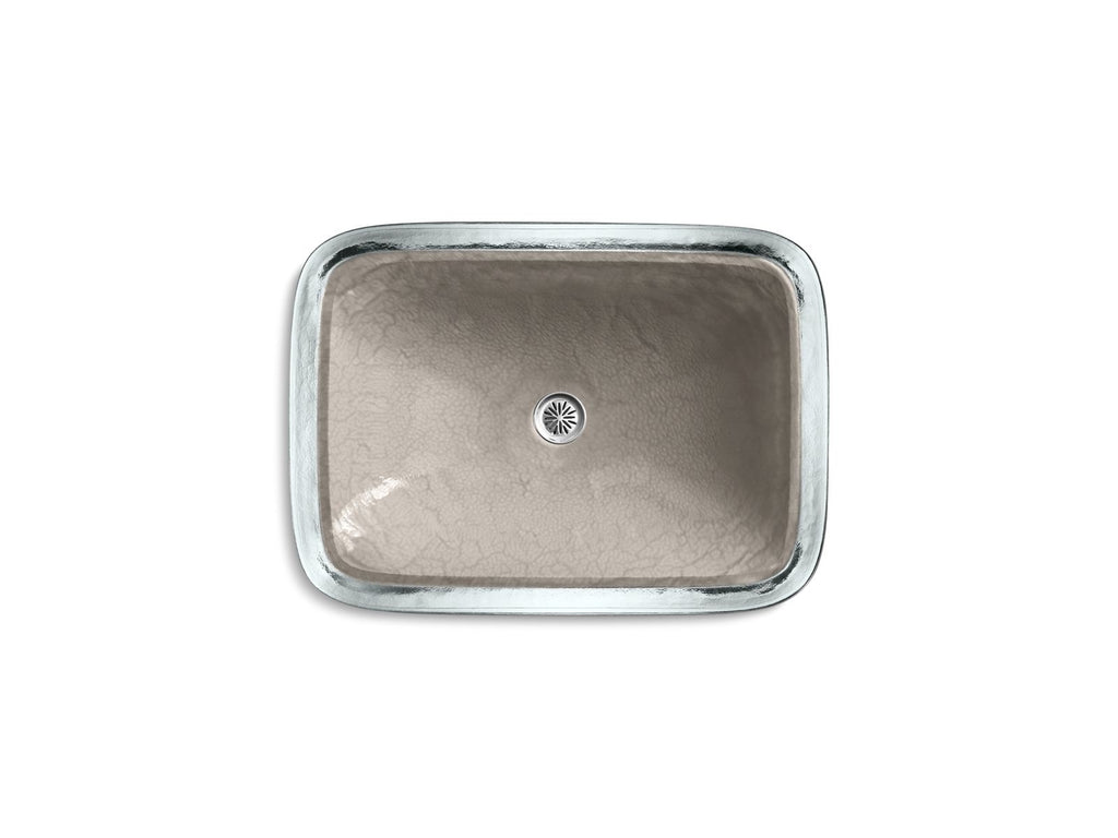 KOHLER K-2773-G3-B11 Inia 20-3/4" Rectangular Drop-In Bathroom Sink, No Overflow - Opaque Doe
