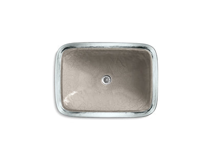 KOHLER K-2773-G3-B11 Inia 20-3/4" rectangular drop-in bathroom sink, no overflow - Opaque Doe