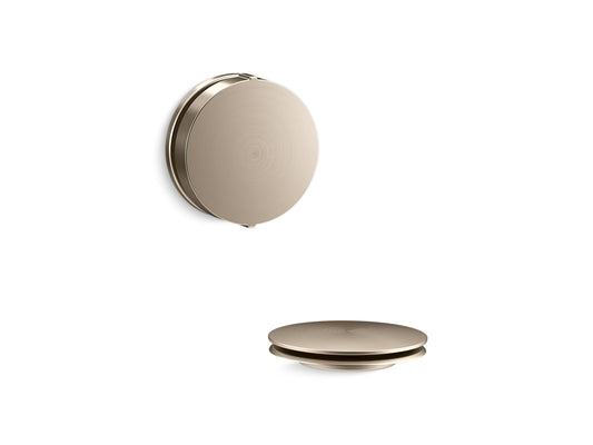 KOHLER K-T37392-BV PureFlo Rotary-turn bath drain trim - Vibrant Brushed Bronze