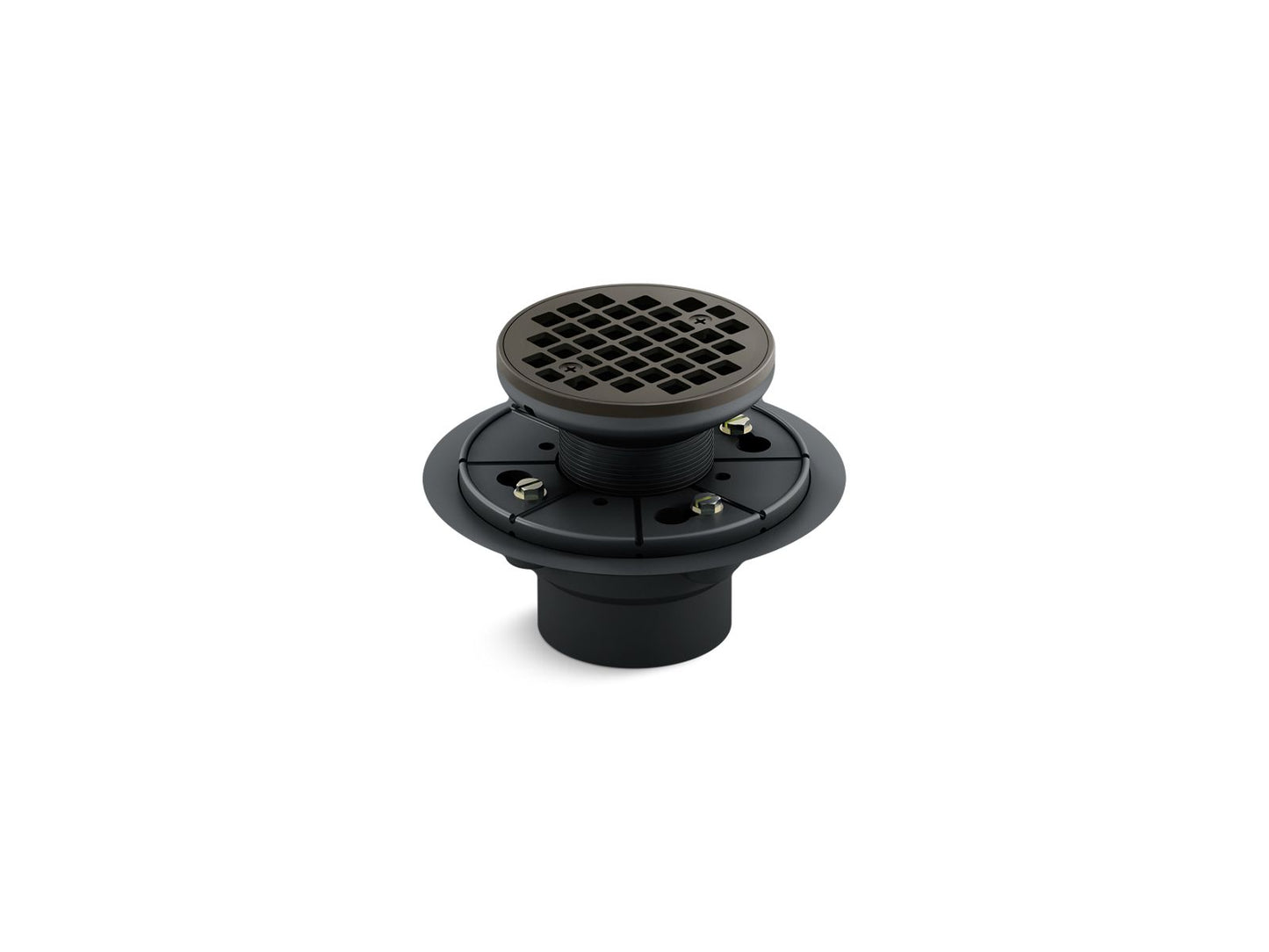 KOHLER K-9135-2BZ Clearflo Round Design Tile-In Shower Drain In Oil-Rubbed Bronze