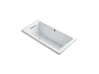 KOHLER K-1121-W1-95 Underscore 60" X 30" Drop-In Bath With Bask Heated Surface - Ice Grey