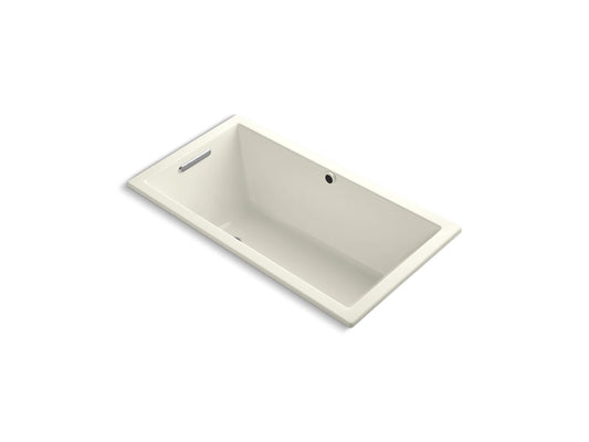 KOHLER K-1130-W1-96 Underscore 60" X 32" Drop-In Bath With Bask Heated Surface In Biscuit