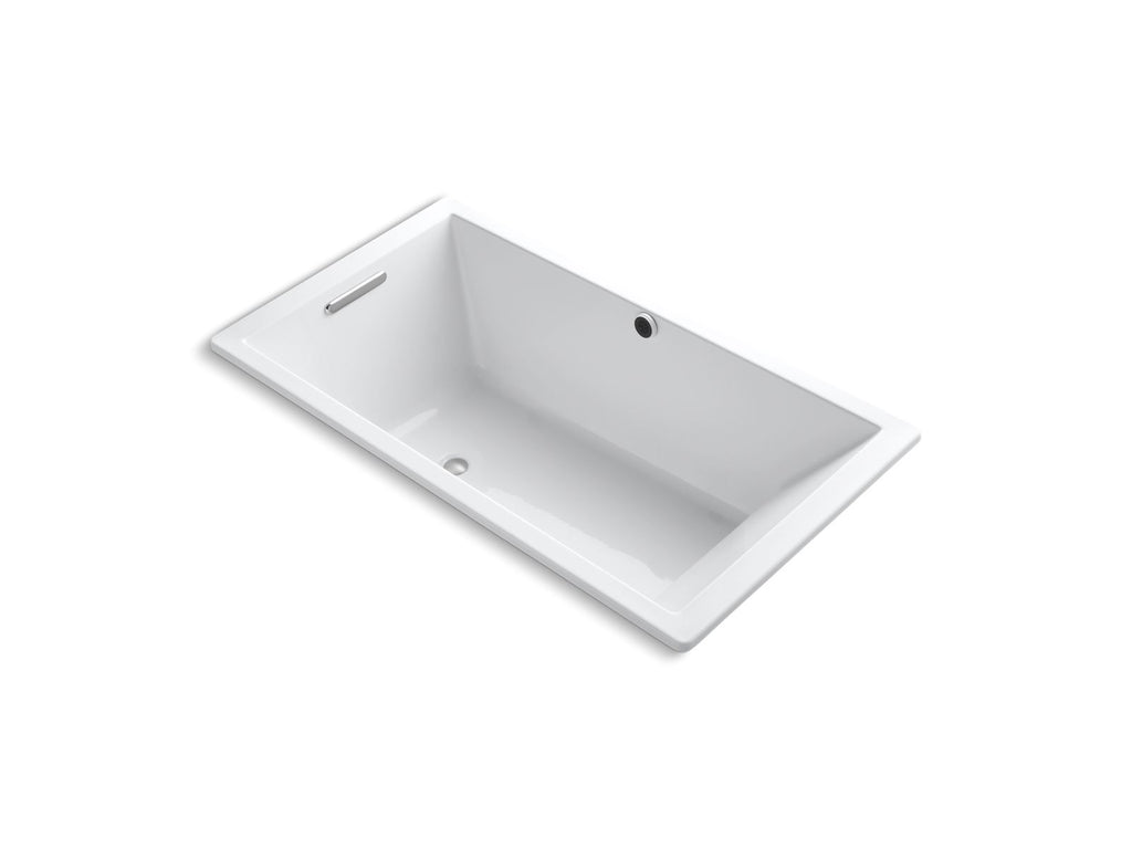 KOHLER K-1136-W1-7 Underscore 66" X 36" Drop-In Bath With Bask Heated Surface - Black Black