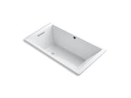 KOHLER K-1136-W1-7 Underscore 66" X 36" Drop-In Bath With Bask Heated Surface - Black Black