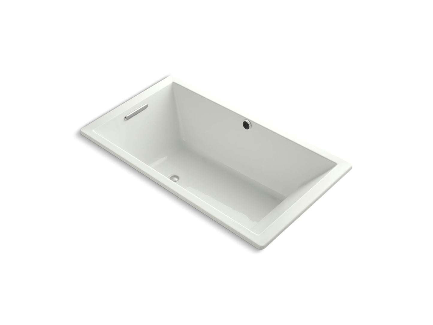 KOHLER K-1136-W1-NY Underscore 66" X 36" Drop-In Bath With Bask Heated Surface In Dune