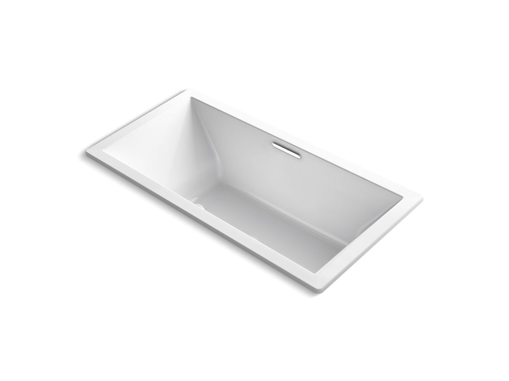 KOHLER K-1834-W1-95 Underscore 72" X 36" Drop-In Bath With Bask Heated Surface - Ice Grey