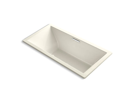 KOHLER K-1834-W1-96 Underscore 72" X 36" Drop-In Bath With Bask Heated Surface In Biscuit