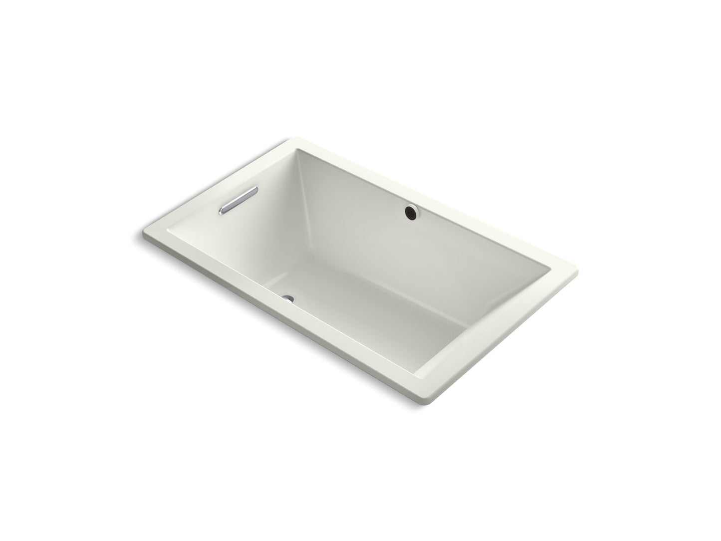 KOHLER K-1848-W1-NY Underscore 60" X 36" Drop-In Bath With Bask Heated Surface In Dune