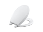 KOHLER K-7316-96 Cachet Quick-Release Round-Front Toilet Seat - Biscuit