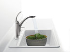 KOHLER K-5871-4A2-96 Riverby 33" Top-Mount Single-Bowl Workstation Kitchen Sink - Biscuit