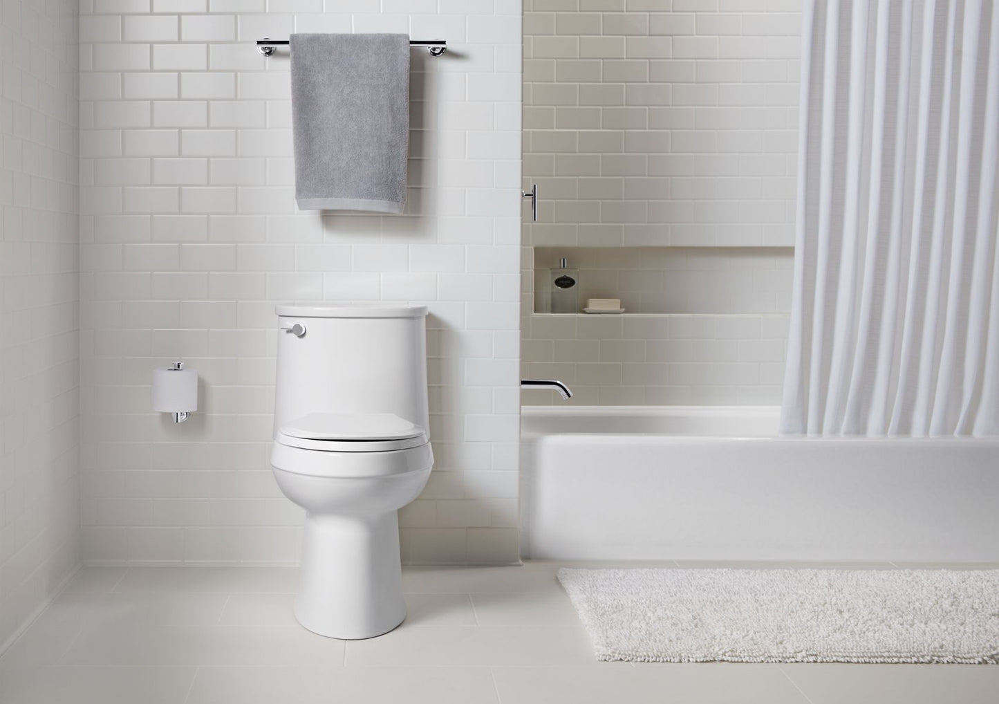 KOHLER K-3946-0 Adair One-Piece Elongated Toilet, 1.28 Gpf In White