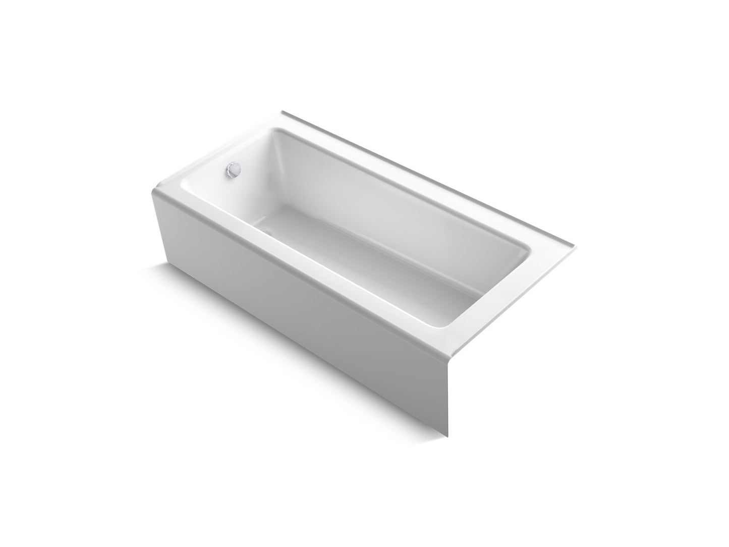 KOHLER K-847-0 Bellwether 66" X 32" Alcove Bath, Left Drain In White