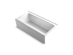 KOHLER K-848-0 Bellwether 66" X 32" Alcove Bath, Right Drain - White