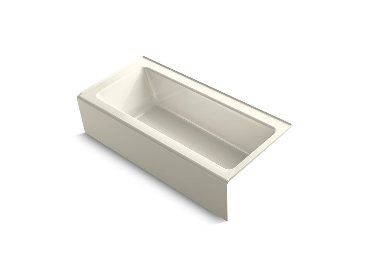 KOHLER K-848-96 Bellwether 66" X 32" Alcove Bath, Right Drain In Biscuit