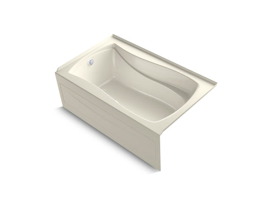 KOHLER K-1239-GHLA-96 Mariposa 60" X 36" Alcove Heated Bubblemassage Air Bath, Left Drain In Biscuit