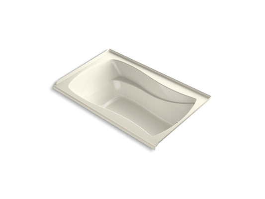 KOHLER K-1242-RW-96 Mariposa 60" X 36" Alcove Bath With Bask Heated Surface, Right Drain In Biscuit