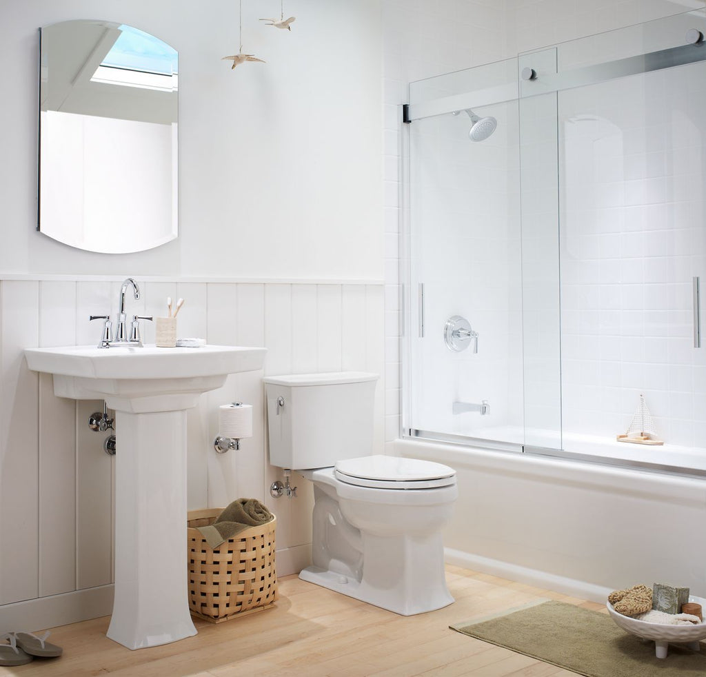KOHLER K-3073-NA Archer 20" W X 31" H Aluminum Single-Door Medicine Cabinet, Beveled Edges
