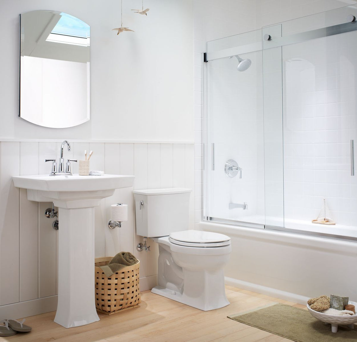 KOHLER K-3073-NA Archer 20" W X 31" H Aluminum Single-Door Medicine Cabinet, Beveled Edges
