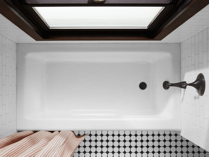 KOHLER K-876-96 Bellwether 60" x 32" alcove bath, right drain - Biscuit