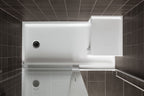 KOHLER K-1977-0 Tresham 60" X 32" Alcove Shower Base, Left Drain - White