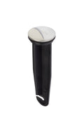 KOHLER Pop-Up Drain Stopper- Black Plastic - Polished Stainless, K-1187879-S