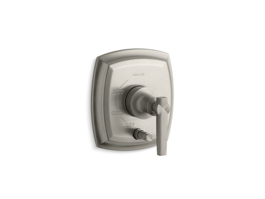 KOHLER K-T98759-4-BN Margaux Rite-Temp Valve Trim With Push-Button Diverter In Vibrant Brushed Nickel