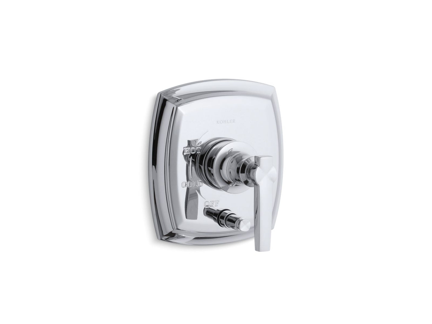 KOHLER K-T98759-4-CP Margaux Rite-Temp Valve Trim With Push-Button Diverter In Polished Chrome