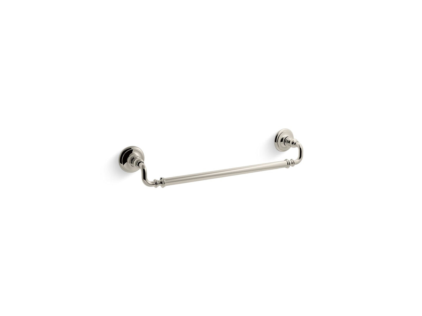 KOHLER K-72567-SN Artifacts 18" Towel Bar In Vibrant Polished Nickel