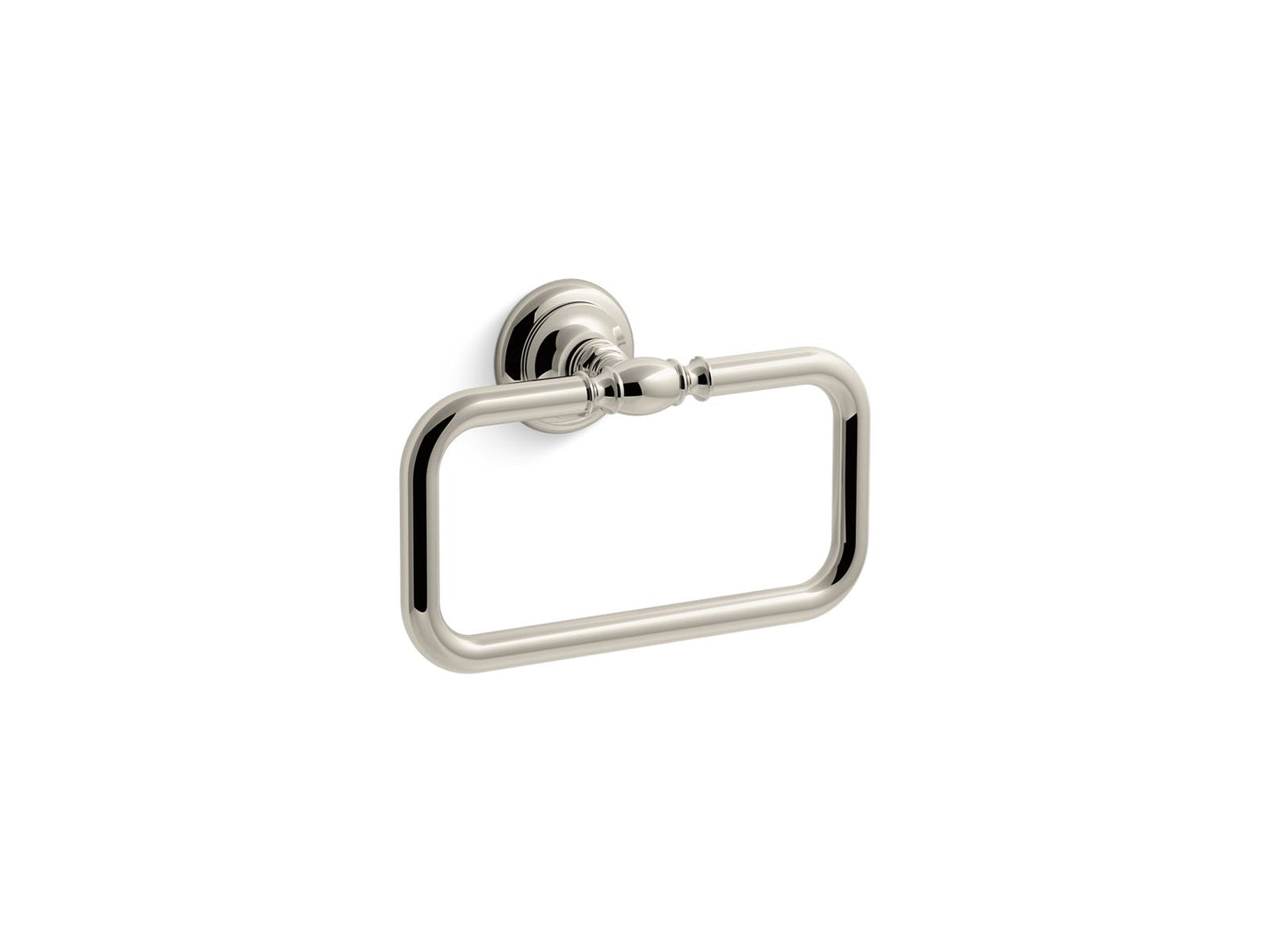 KOHLER K-72571-SN Artifacts Towel Ring In Vibrant Polished Nickel